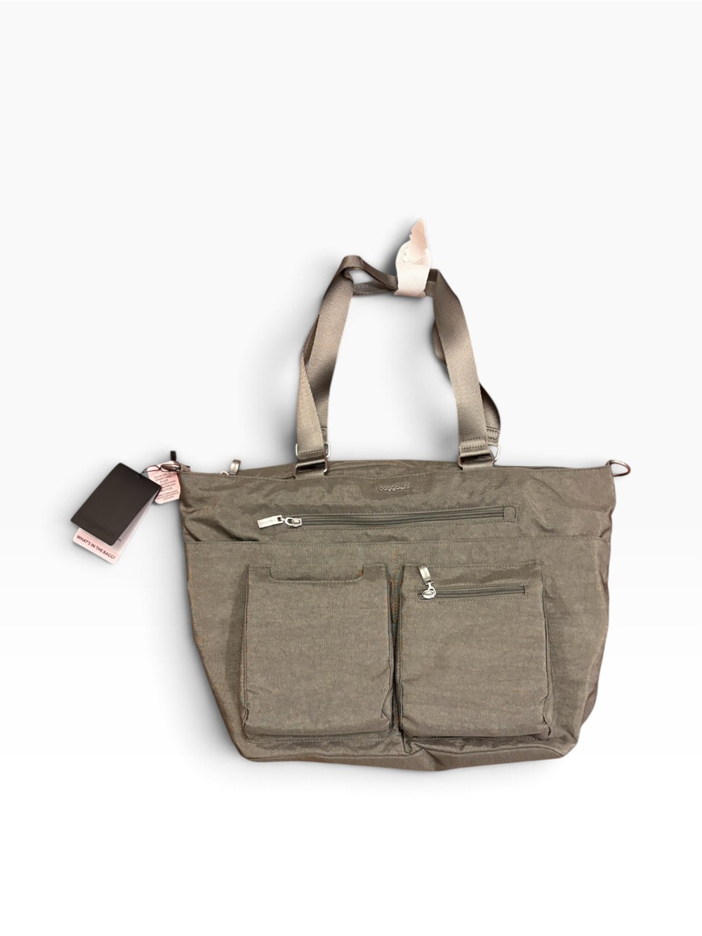 Baggallini Gray Utility Tote Bag